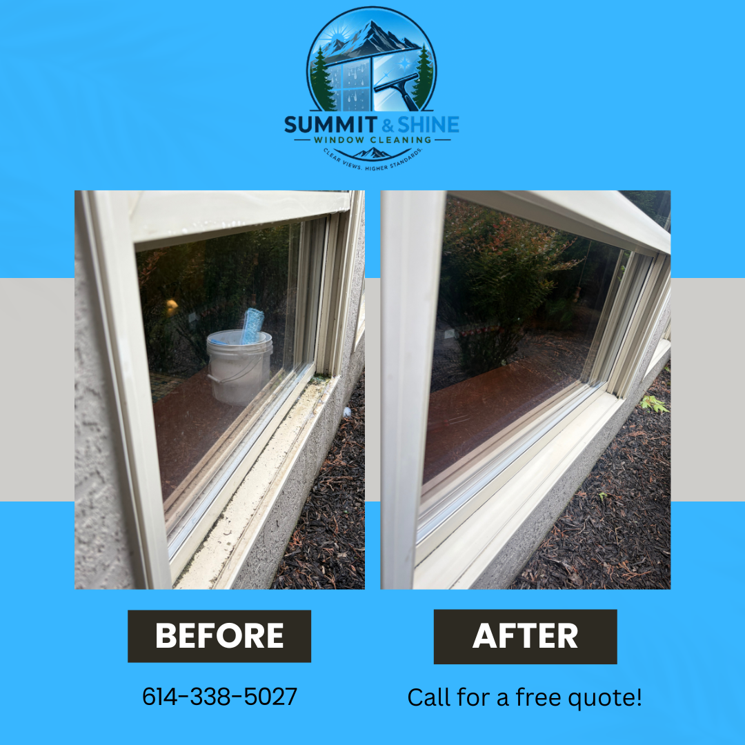 Before and after window cleaning example 1